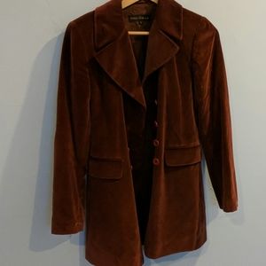 Polo Garage Red velvet coat